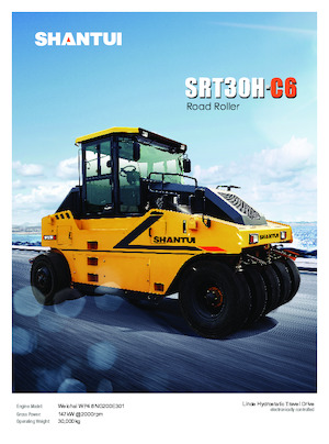 Walsen met rubberwielen Shantui SRT30H-C6 