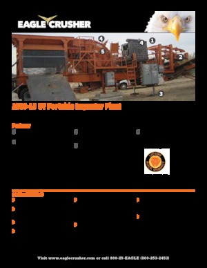Puinrecyclinginstallaties Eagle Crusher 1000-15 CV