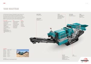 Puinrecyclinginstallaties Powerscreen 1000 Maxtrak