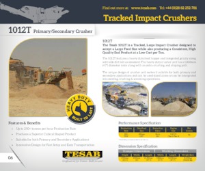 Puinrecyclinginstallaties Tesab 1012T 