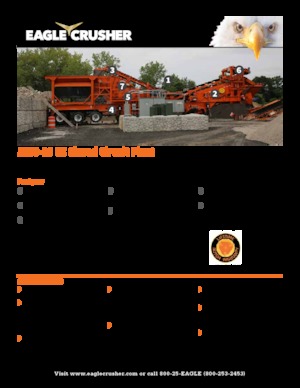 Puinrecyclinginstallaties Eagle Crusher 1200-25 CC