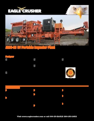 Puinrecyclinginstallaties Eagle Crusher 1200-25 CV