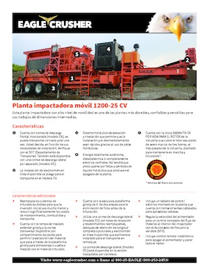 Puinrecyclinginstallaties Eagle Crusher 1200-25 CV