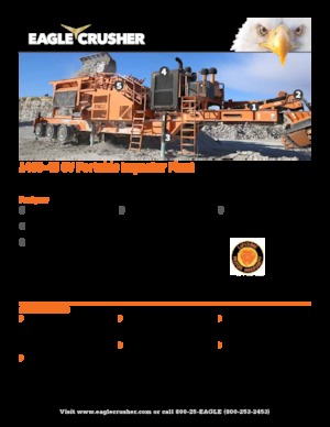 Puinrecyclinginstallaties Eagle Crusher 1400-45 CV