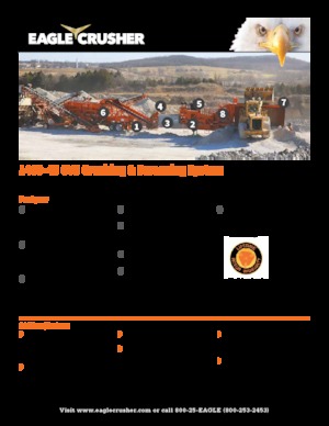 Puinrecyclinginstallaties Eagle Crusher 1400-45 CVS