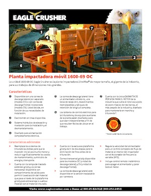 Puinrecyclinginstallaties Eagle Crusher 1600-69 OC