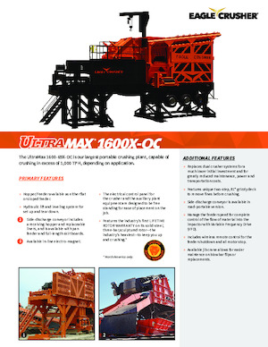 Puinrecyclinginstallaties Eagle Crusher 1600-69X-OC