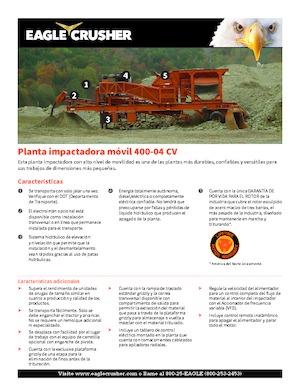 Puinrecyclinginstallaties Eagle Crusher 400-04 CV