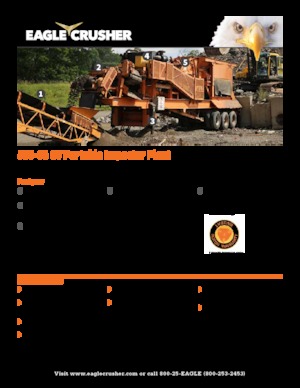 Puinrecyclinginstallaties Eagle Crusher 500-05 CV