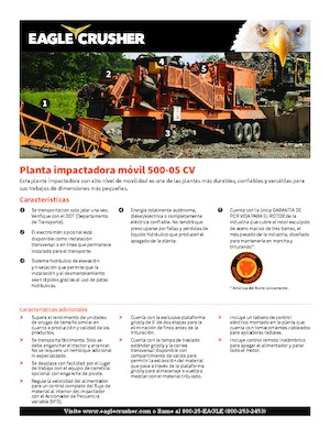 Puinrecyclinginstallaties Eagle Crusher 500-05 CV