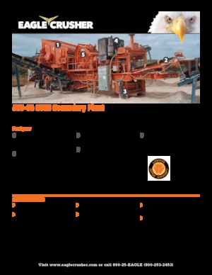 Puinrecyclinginstallaties Eagle Crusher 500-05 CVSS