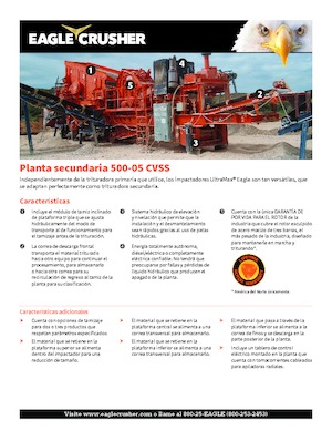 Puinrecyclinginstallaties Eagle Crusher 500-05 CVSS