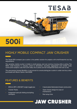 Puinrecyclinginstallaties Tesab 500i