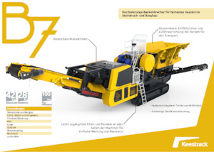 Puinrecyclinginstallaties Keestrack B7