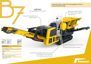 Puinrecyclinginstallaties Keestrack B7
