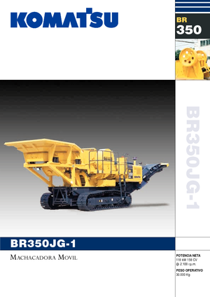 Puinrecyclinginstallaties Komatsu BR350JG
