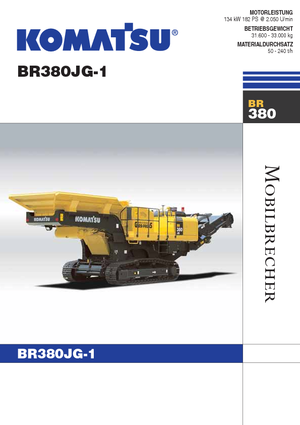 Puinrecyclinginstallaties Komatsu BR380JG