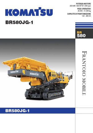 Puinrecyclinginstallaties Komatsu BR580JG-1