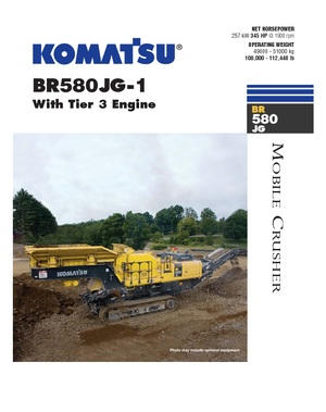 Puinrecyclinginstallaties Komatsu BR580JG-1