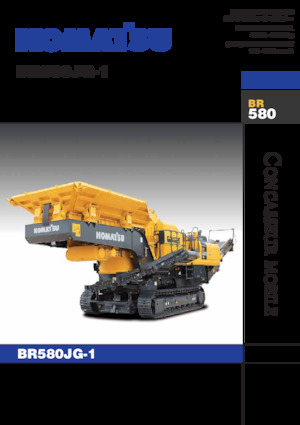 Puinrecyclinginstallaties Komatsu BR580JG-1