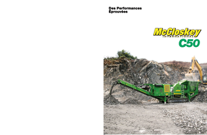 Puinrecyclinginstallaties McCloskey C50