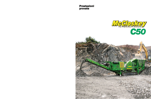 Puinrecyclinginstallaties McCloskey C50