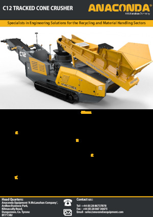 Puinrecyclinginstallaties Anaconda C12