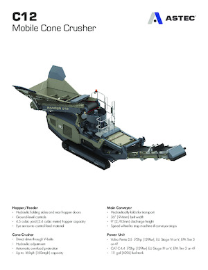 Puinrecyclinginstallaties Astec C12