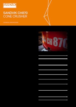 Puinrecyclinginstallaties Sandvik CH870