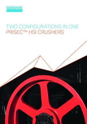 Puinrecyclinginstallaties Sandvik CI712 HSI