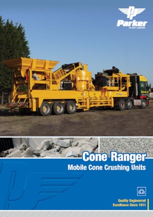 Puinrecyclinginstallaties Parker ConeRanger CE