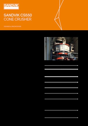 Puinrecyclinginstallaties Sandvik CS550