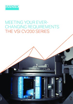 Puinrecyclinginstallaties Sandvik CV215 VSI