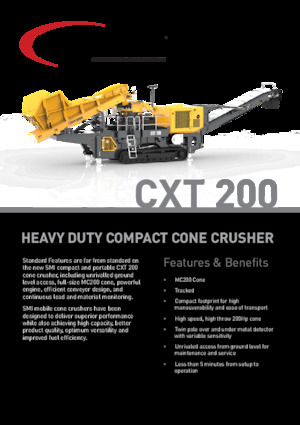Puinrecyclinginstallaties Screen Machine Industries  CXT 200