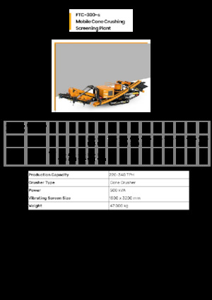 Puinrecyclinginstallaties FABO FTC-300-s