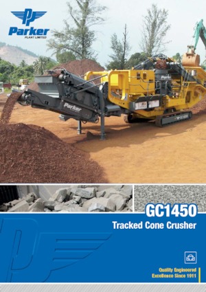 Puinrecyclinginstallaties Parker GC1450