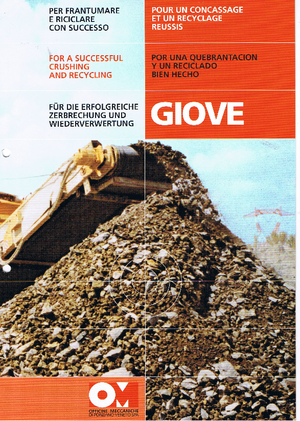 Puinrecyclinginstallaties OM GIOVE