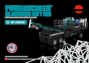 Puinrecyclinginstallaties Powerscreen Gladiator MT1150