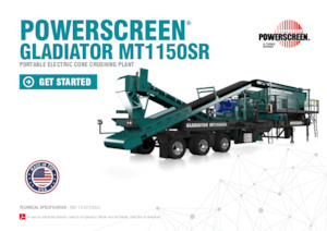 Puinrecyclinginstallaties Powerscreen Gladiator MT1150SR