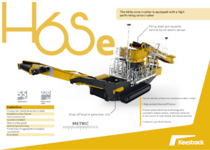 Puinrecyclinginstallaties Keestrack H6Se