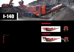 Puinrecyclinginstallaties Terex-Finlay I 140