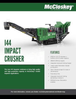 Puinrecyclinginstallaties McCloskey I44