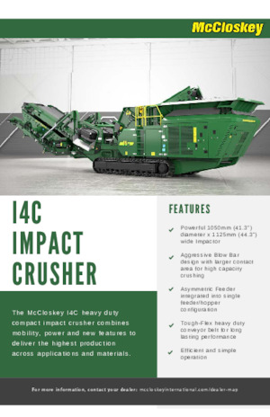 Puinrecyclinginstallaties McCloskey I4C