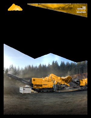 Puinrecyclinginstallaties IROCK  ITC-200