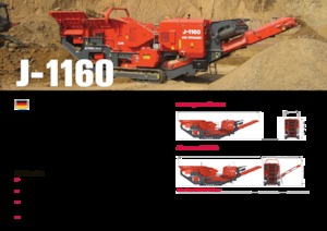 Puinrecyclinginstallaties Terex-Finlay J 1160