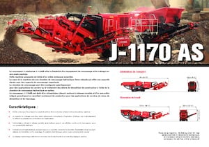 Puinrecyclinginstallaties Terex-Finlay J 1170 AS