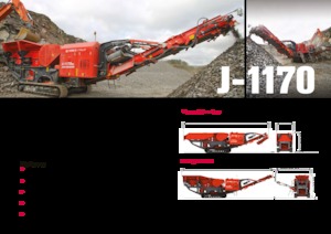 Puinrecyclinginstallaties Terex-Finlay J 1170