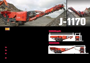 Puinrecyclinginstallaties Terex-Finlay J 1170