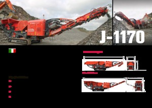 Puinrecyclinginstallaties Terex-Finlay J 1170