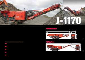 Puinrecyclinginstallaties Terex-Finlay J 1170
